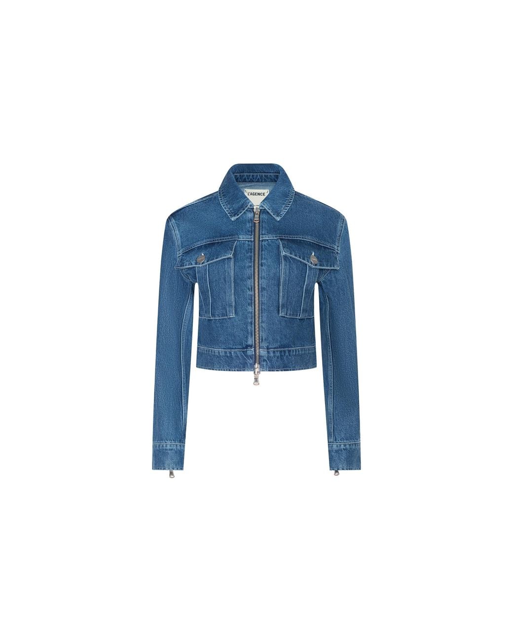 L'Agence Blue Micah Oversized Jean Jacket