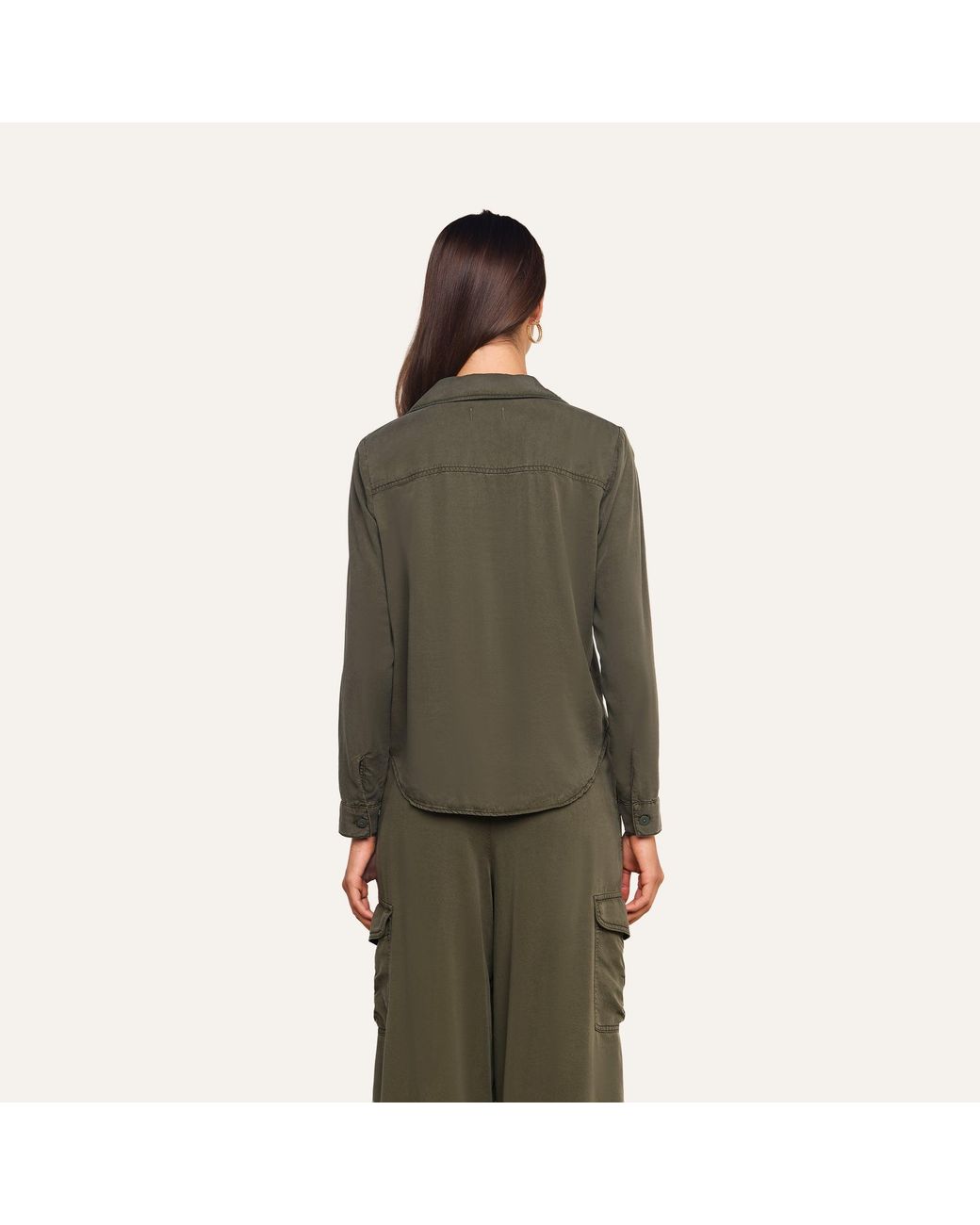 L'Agence Green Isla Shirt