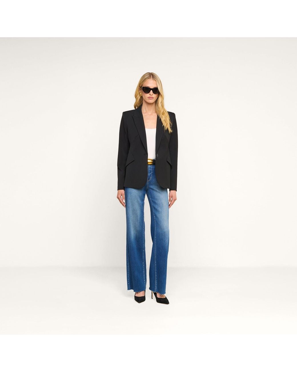 L'Agence Black Chamberlain Blazer