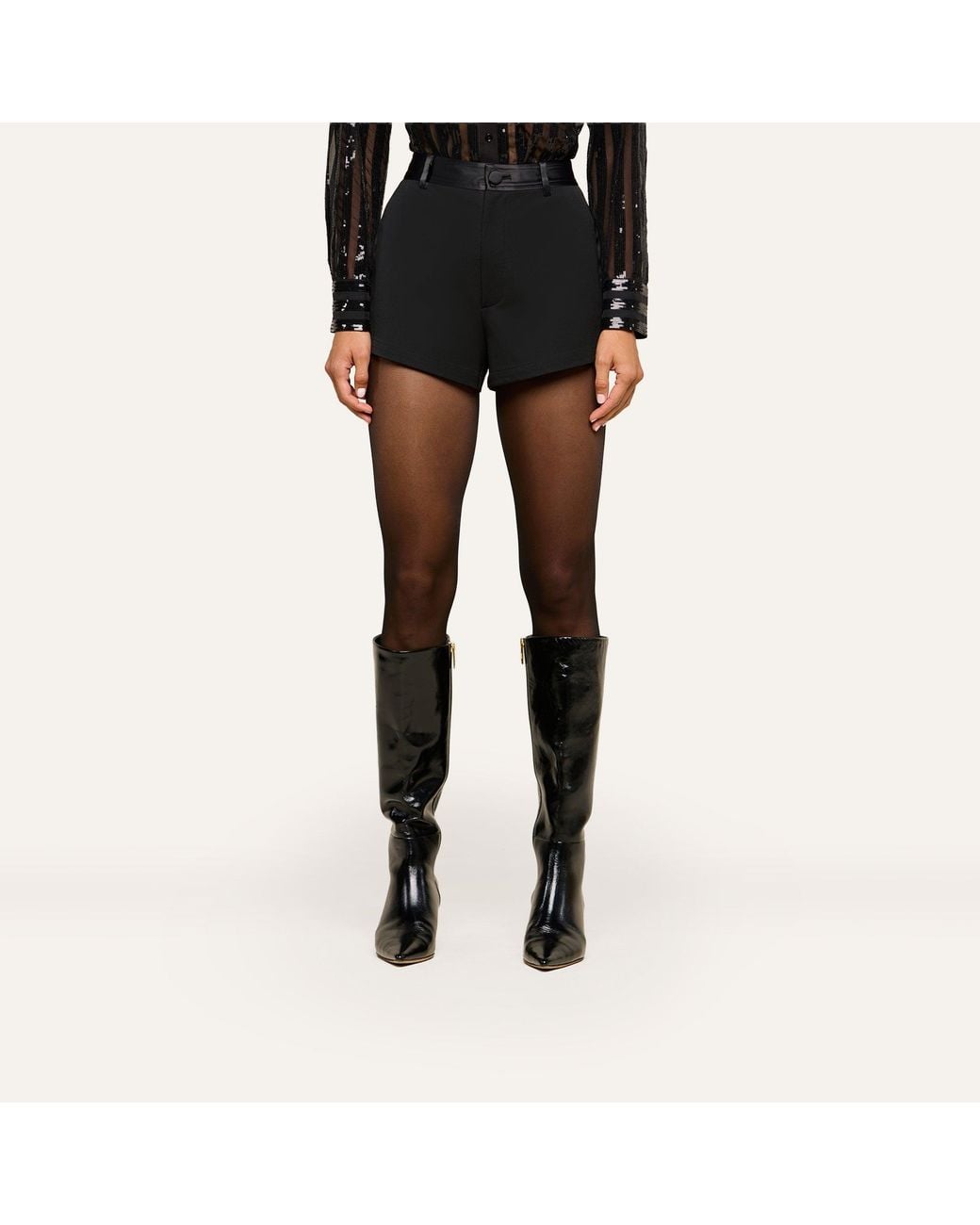 L'Agence Black Colt Tuxedo Short