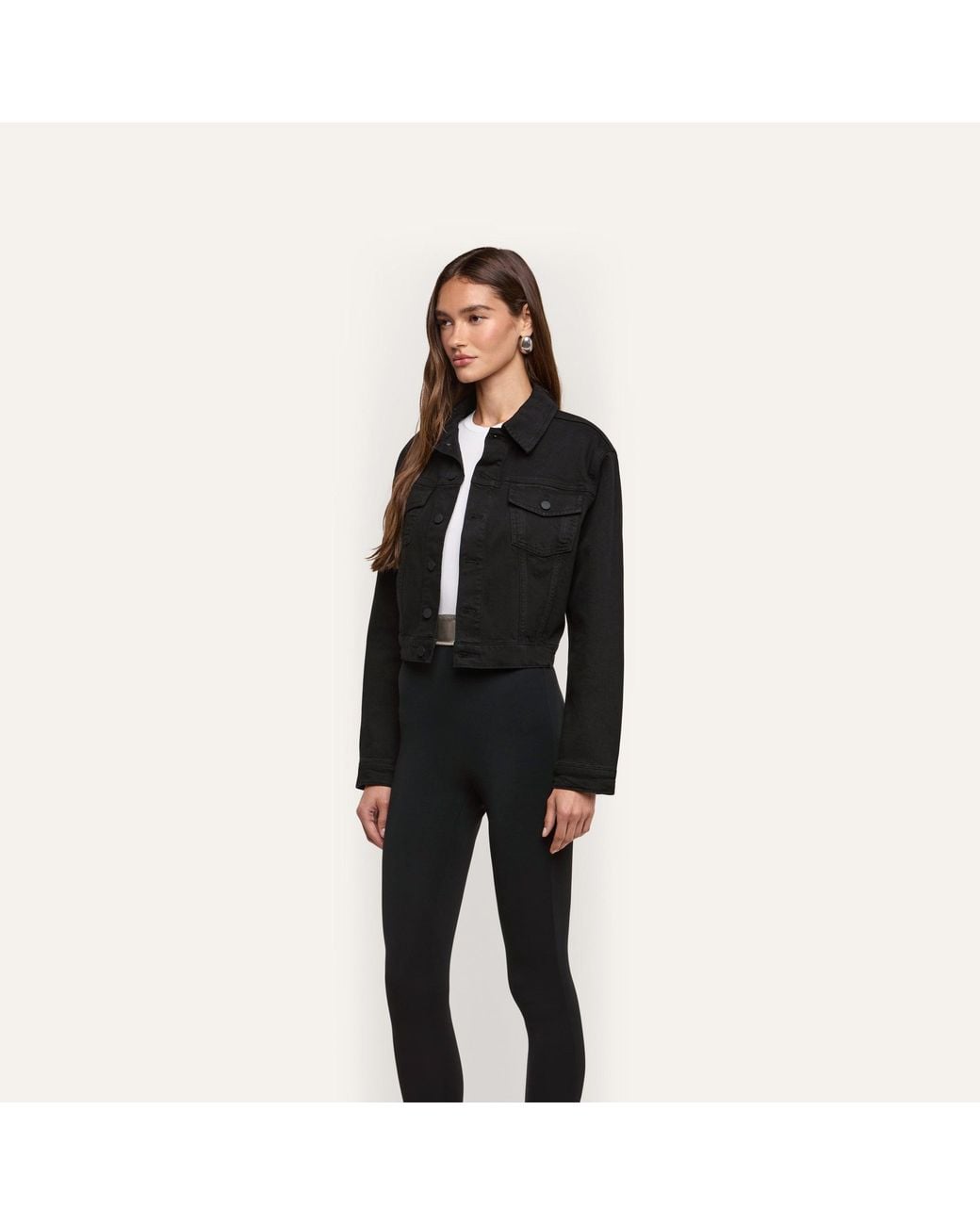 L'Agence Black 'Agence Alessia Jean Jacket
