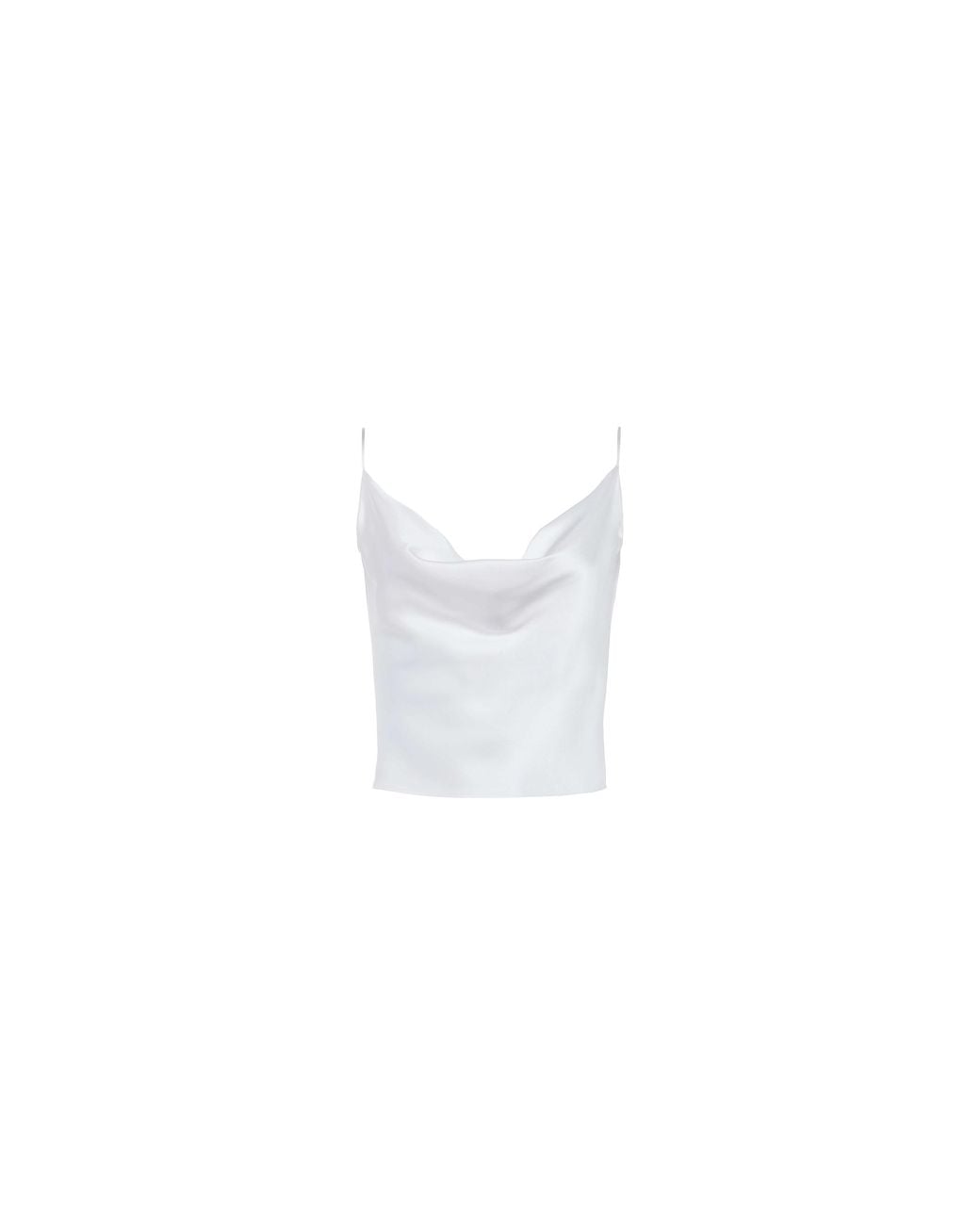 L'Agence White Calista Silk Camisole