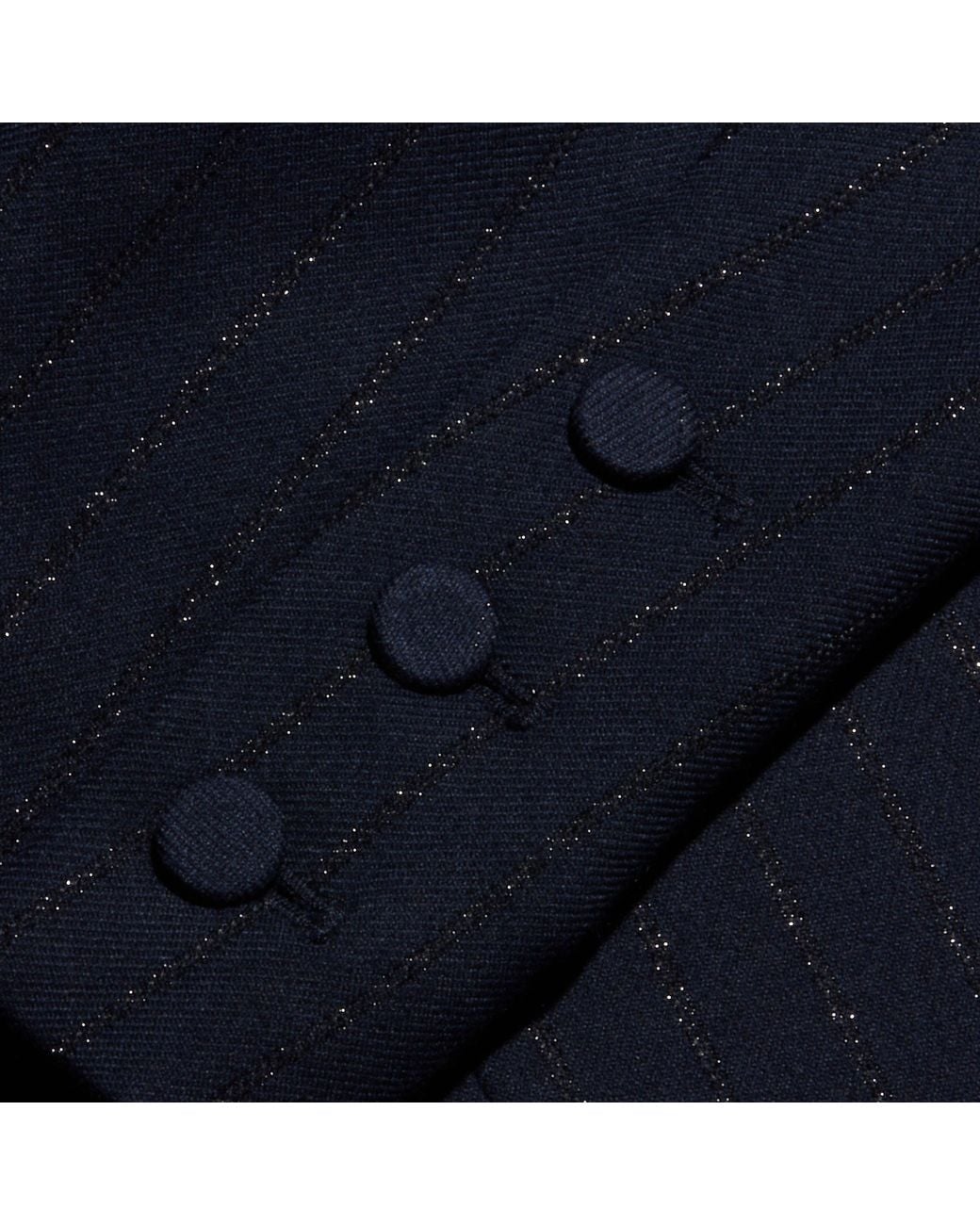 L'Agence Blue Risa Double-Breasted Blazer