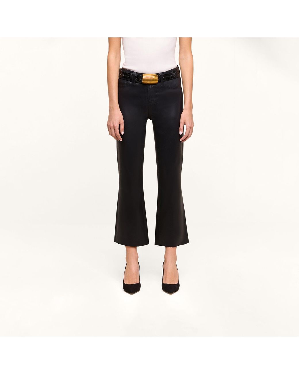 L'Agence Blue Petite Kendra Coated Jean