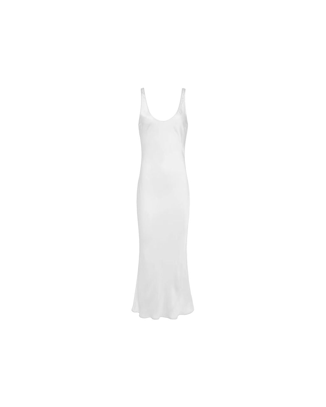 L'Agence Natural Akiya Satin Maxi Dress