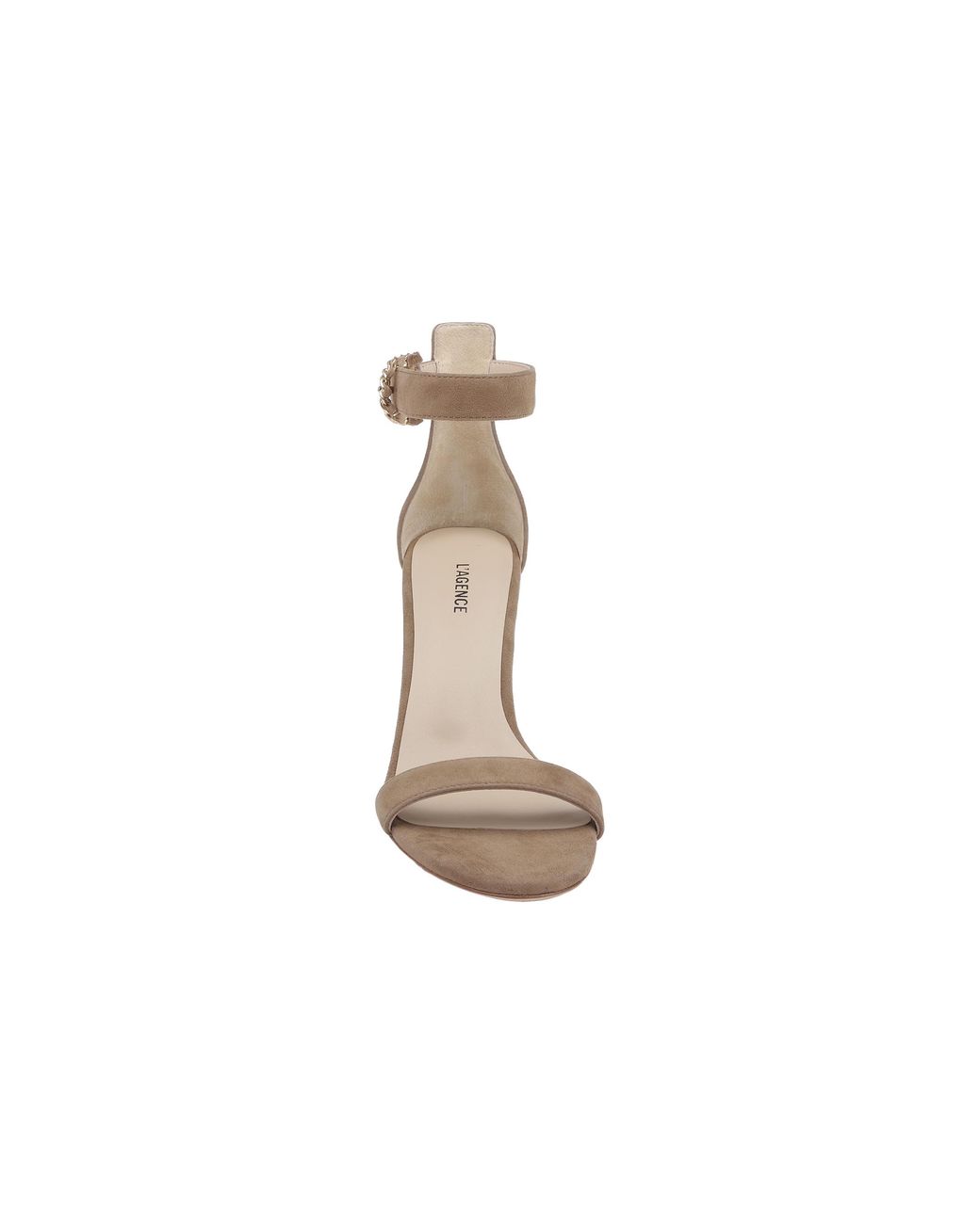 L'Agence Natural Gisele Suede Sandal