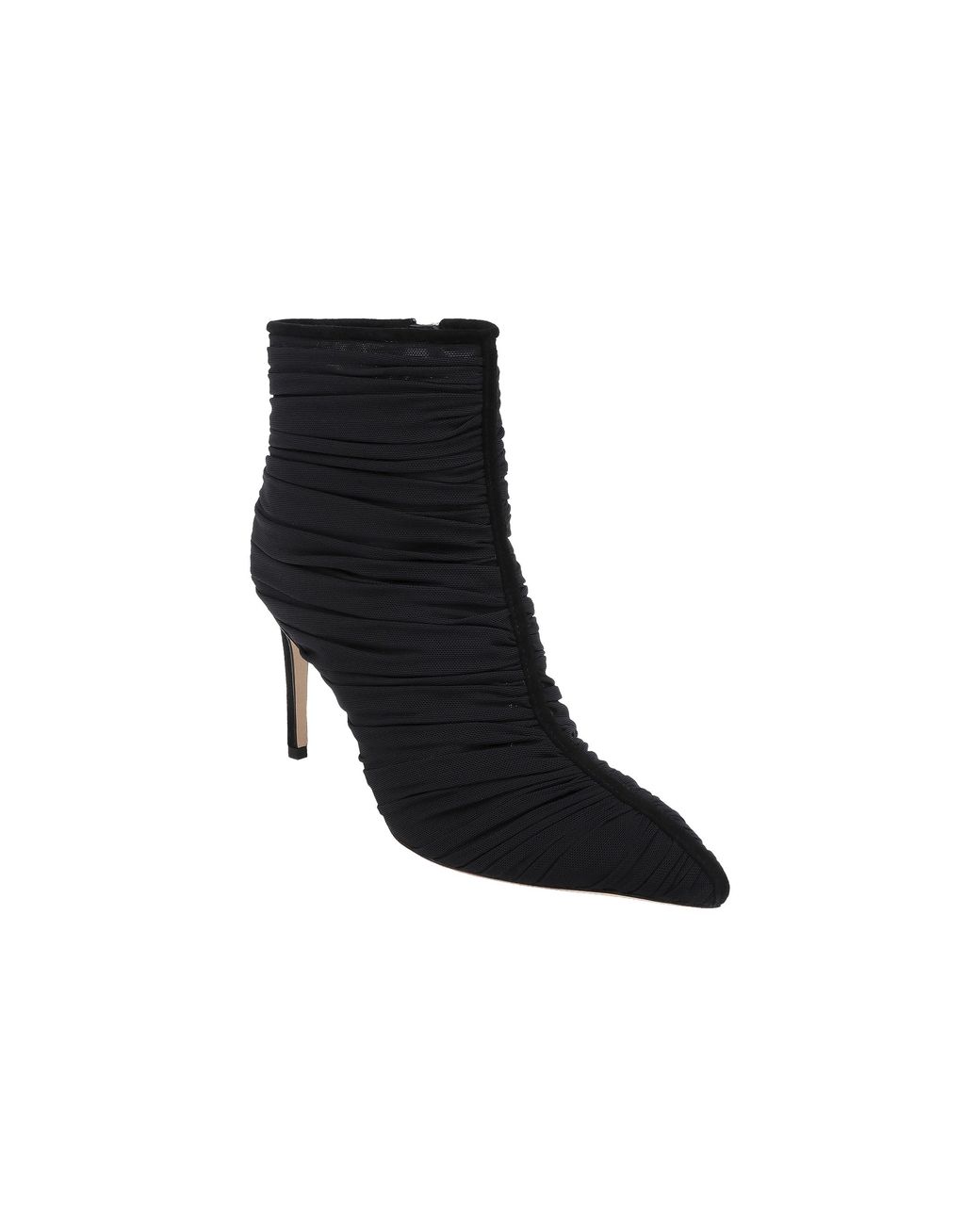 L'Agence Black Fulton Mesh Bootie