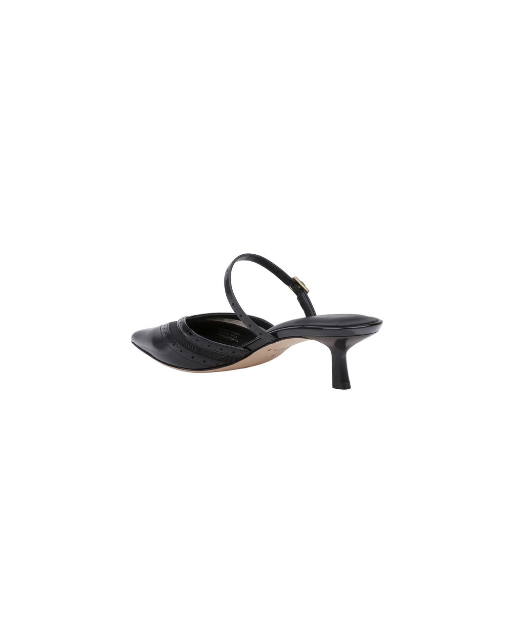 L'Agence Natural Shelbie Kitten-Heel Mule