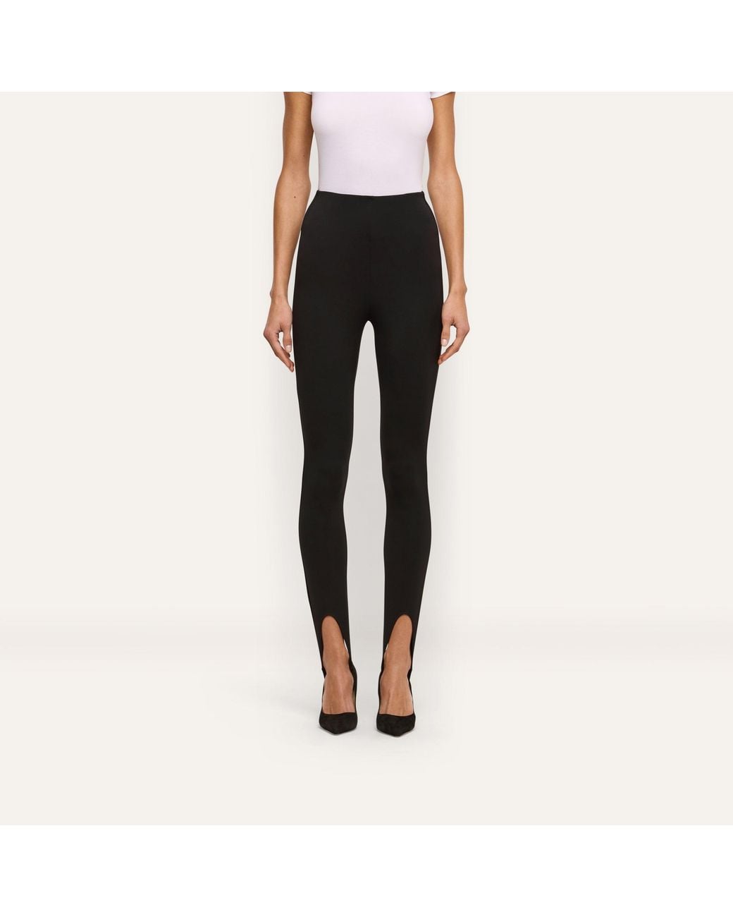 L'Agence Black Enid Stirrup Legging
