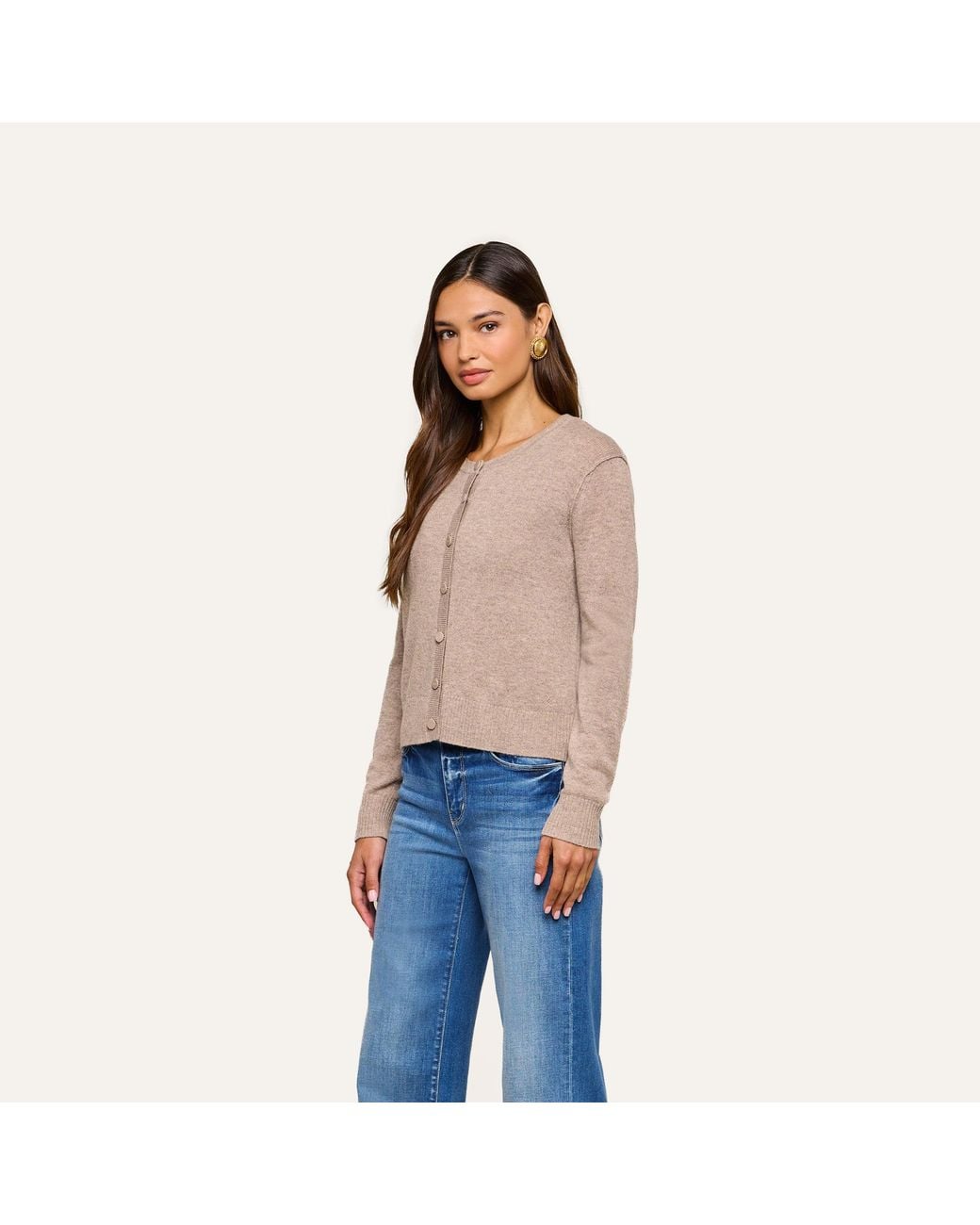 L'Agence Natural Malone Cashmere Cardigan