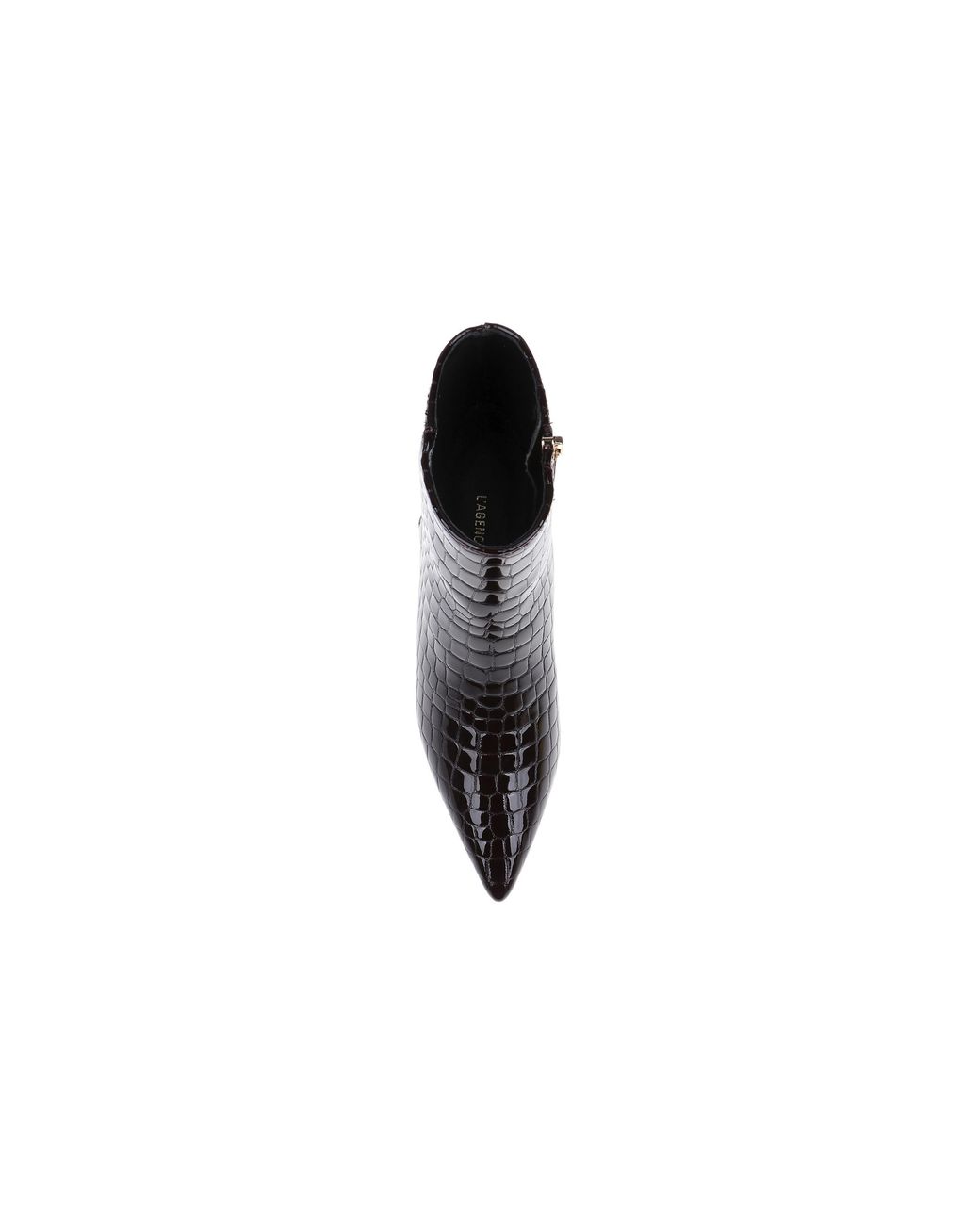 L'Agence Black Lilly Kitten-Heel Bootie