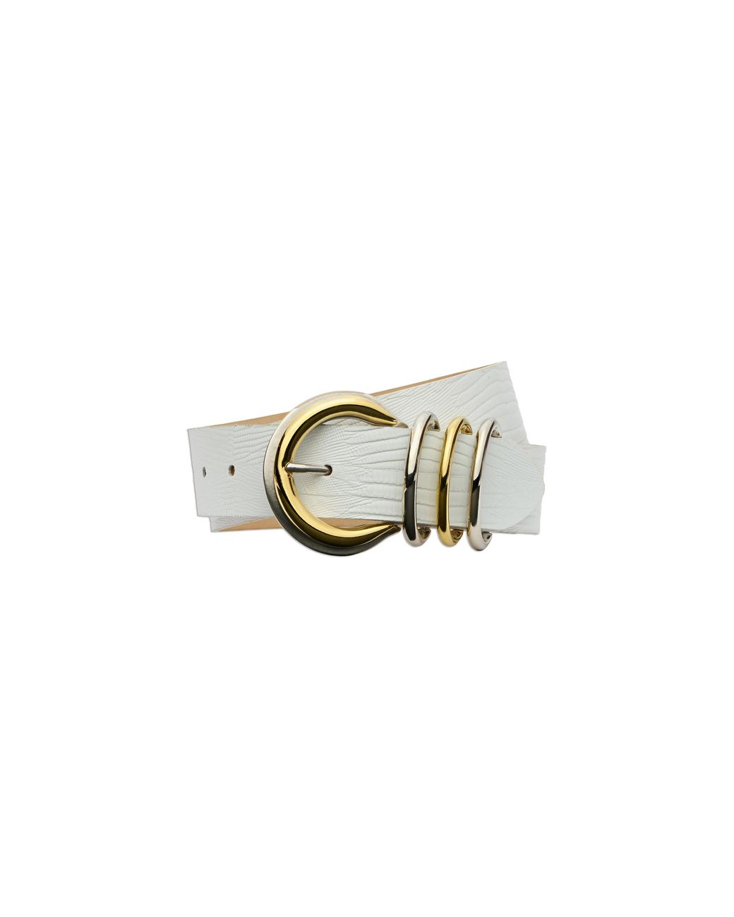 L'Agence Metallic Tobar Leather Belt