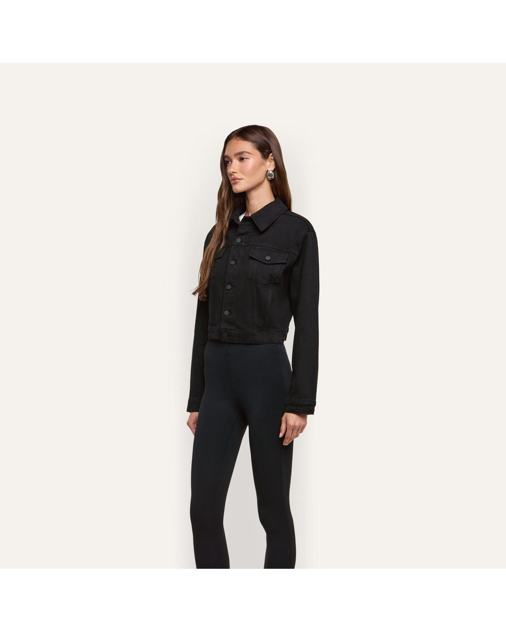 L'Agence Black 'Agence Alessia Jean Jacket