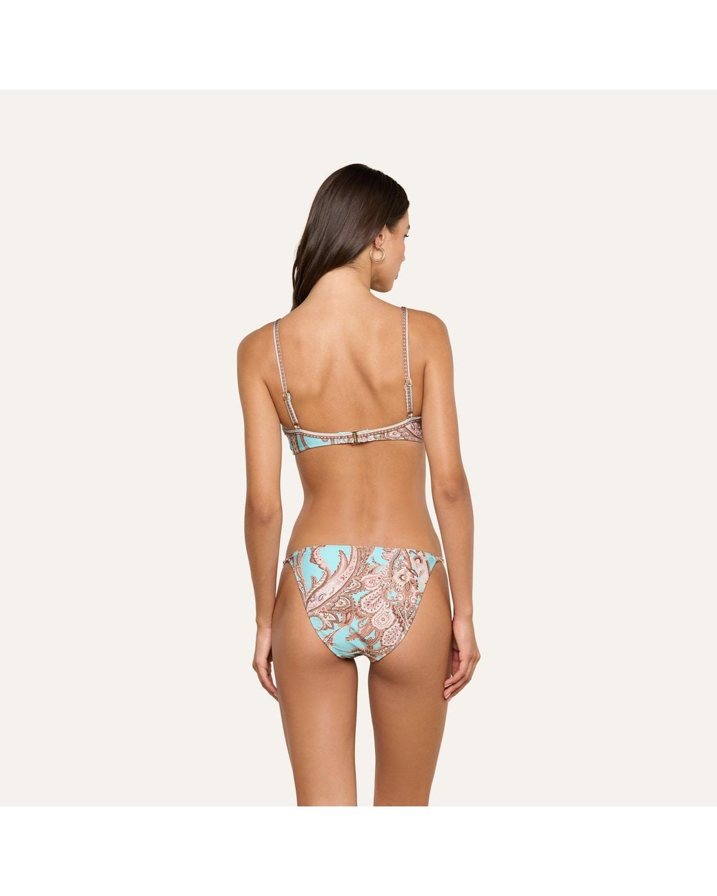 L'Agence Natural Alisha Bikini Top