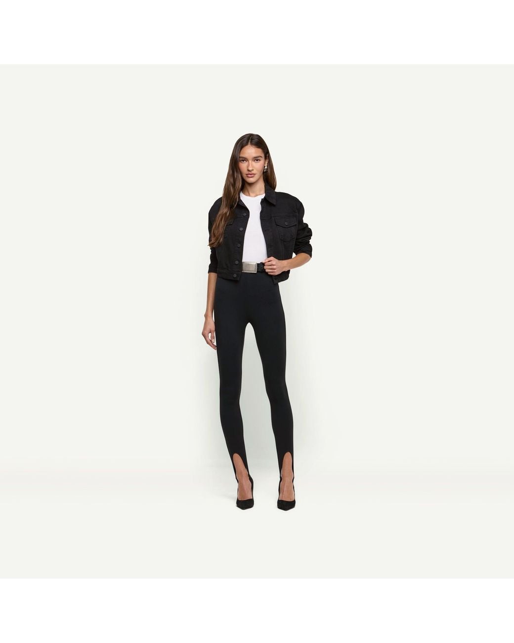 L'Agence Black 'Agence Alessia Jean Jacket