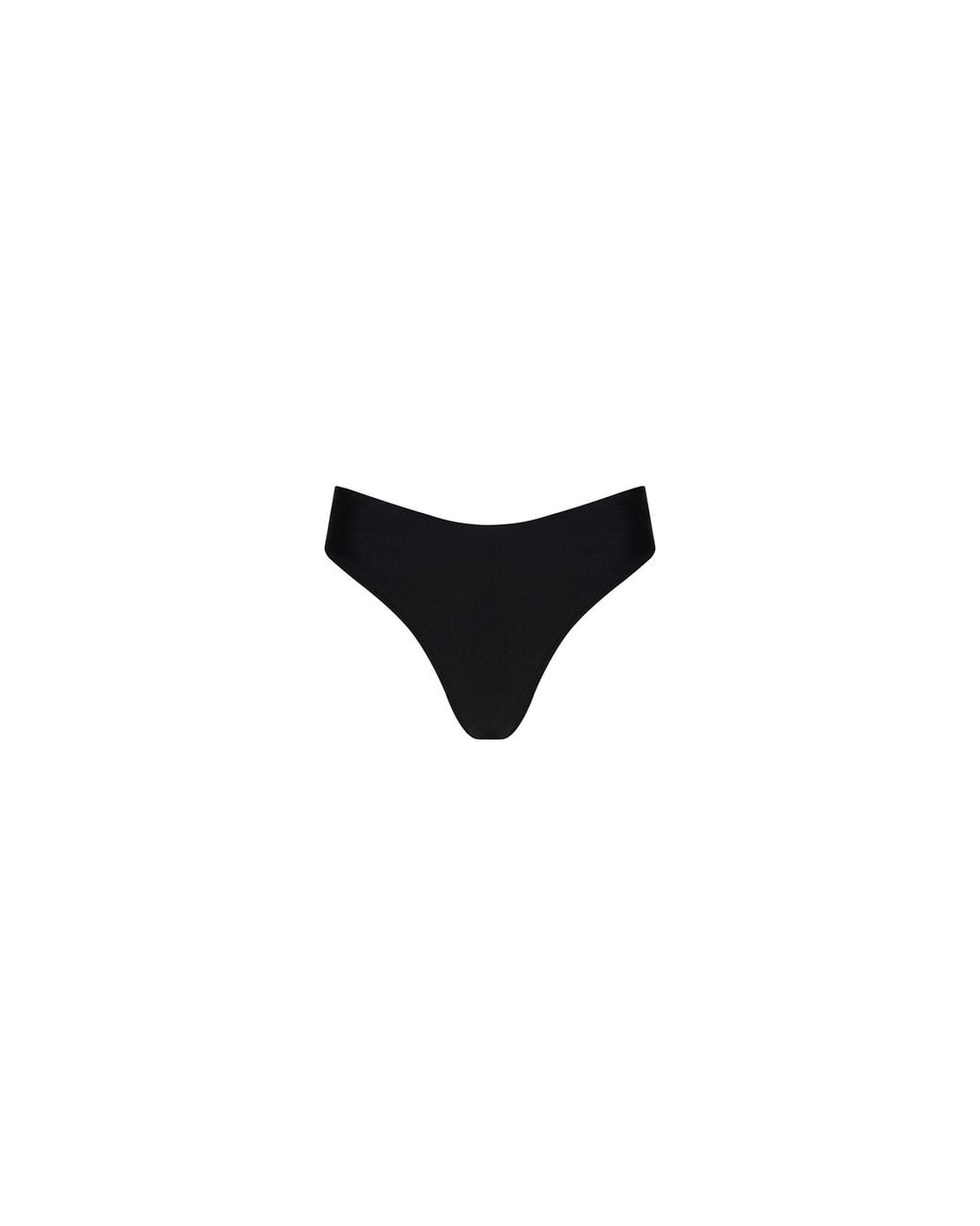 L'Agence Black Gianna Brazilian Bikini Bottom