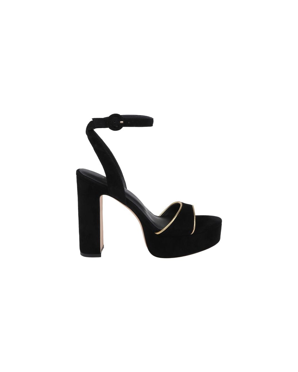 L'Agence Black Essie Platform Sandal