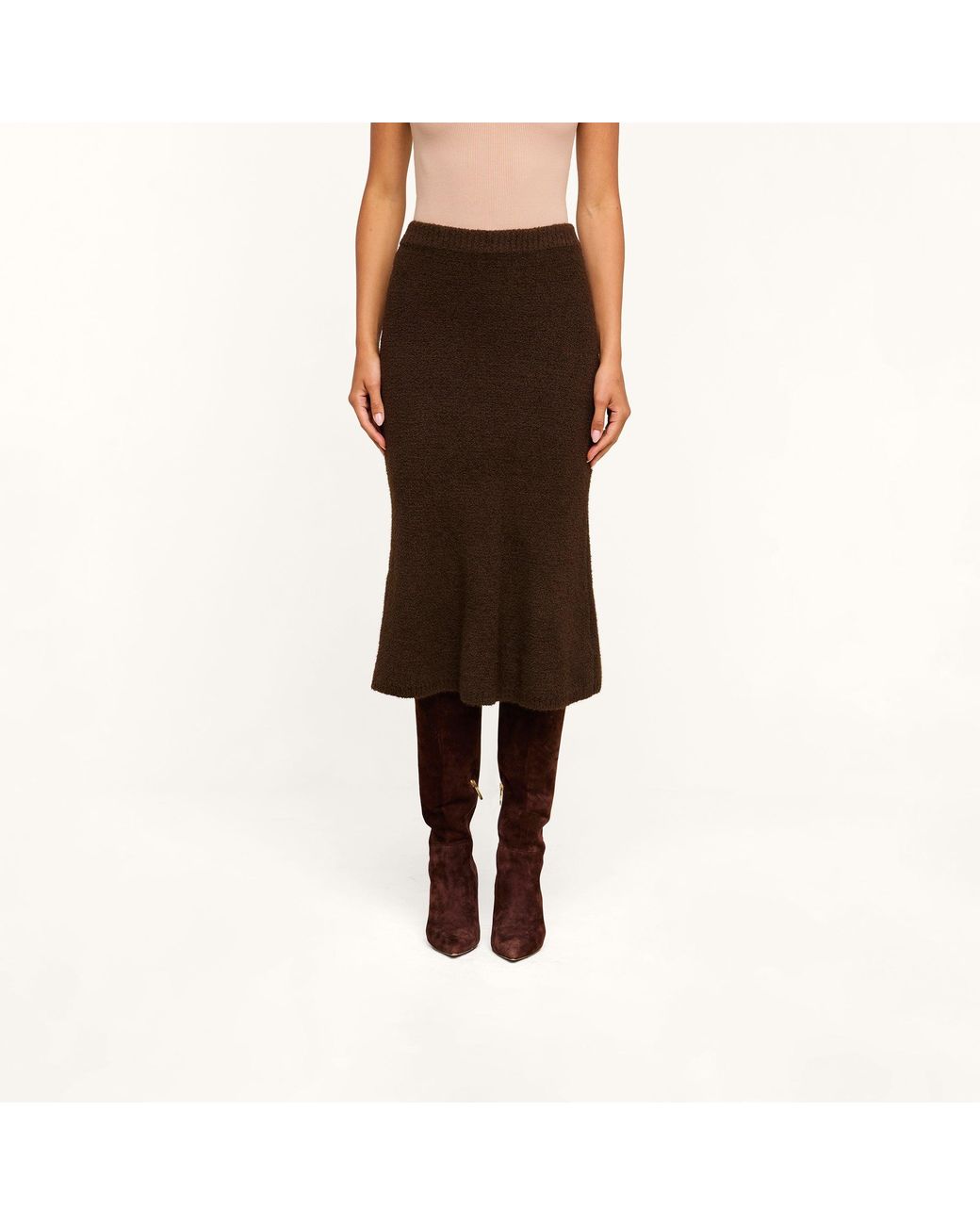 L'Agence Black Salem Knit Skirt