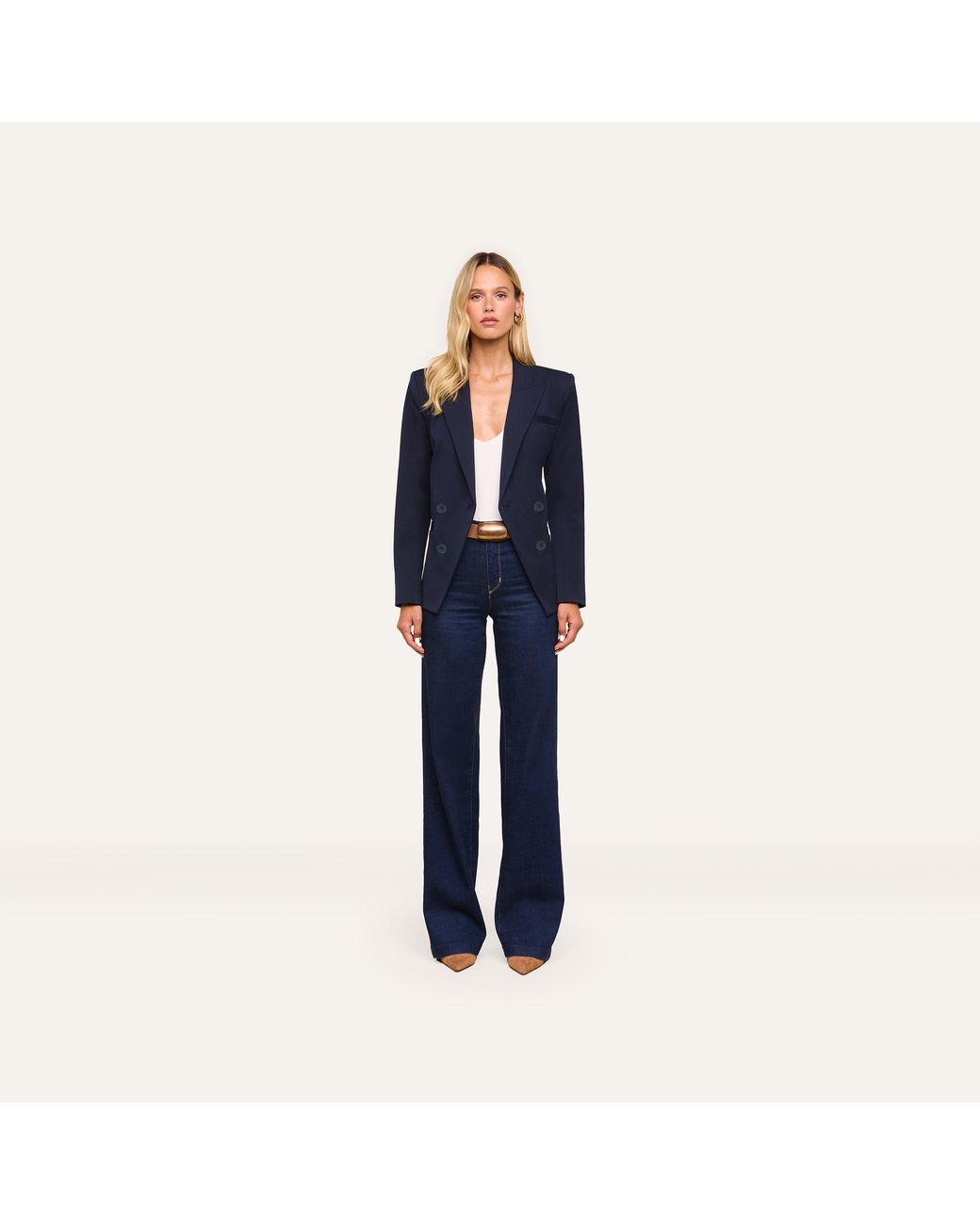 L'Agence Blue Kiora Blazer