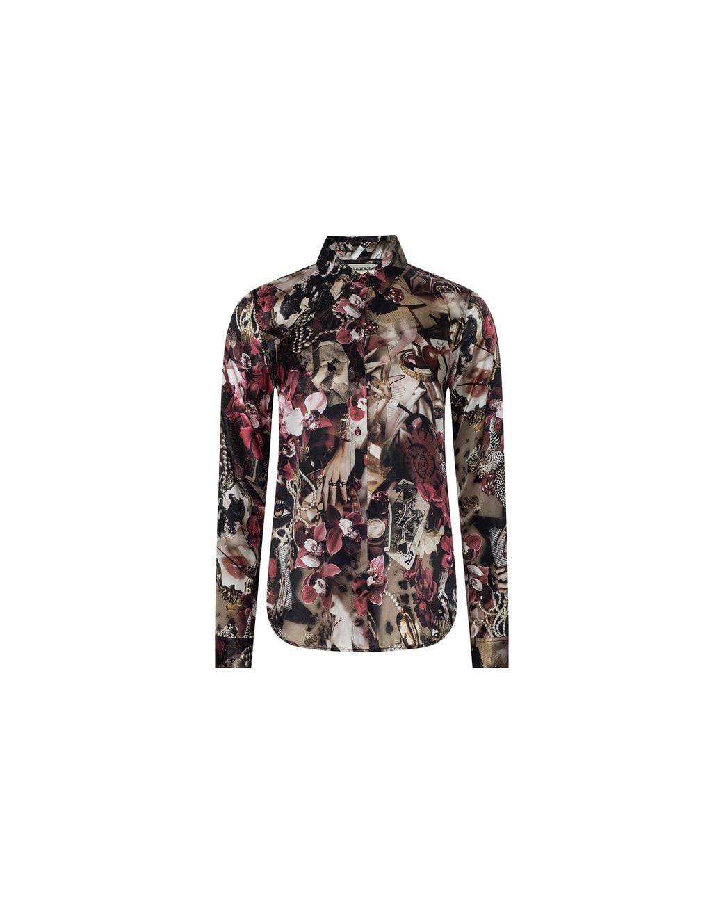 L'Agence Multicolor Tyler Silk Blouse Top