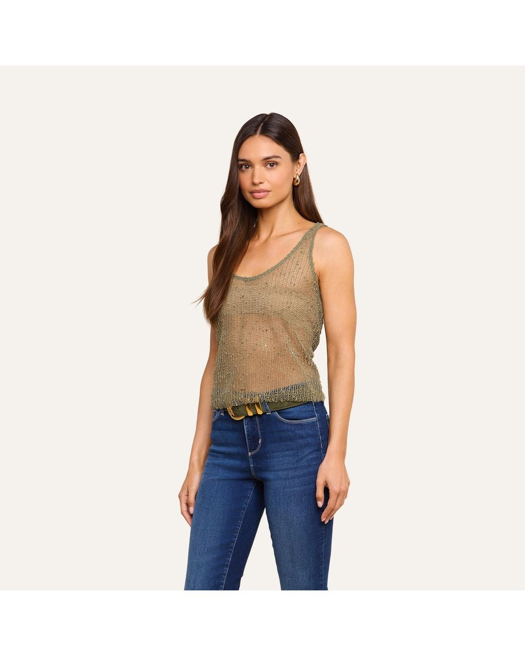 L'Agence Natural Zia Tank Top