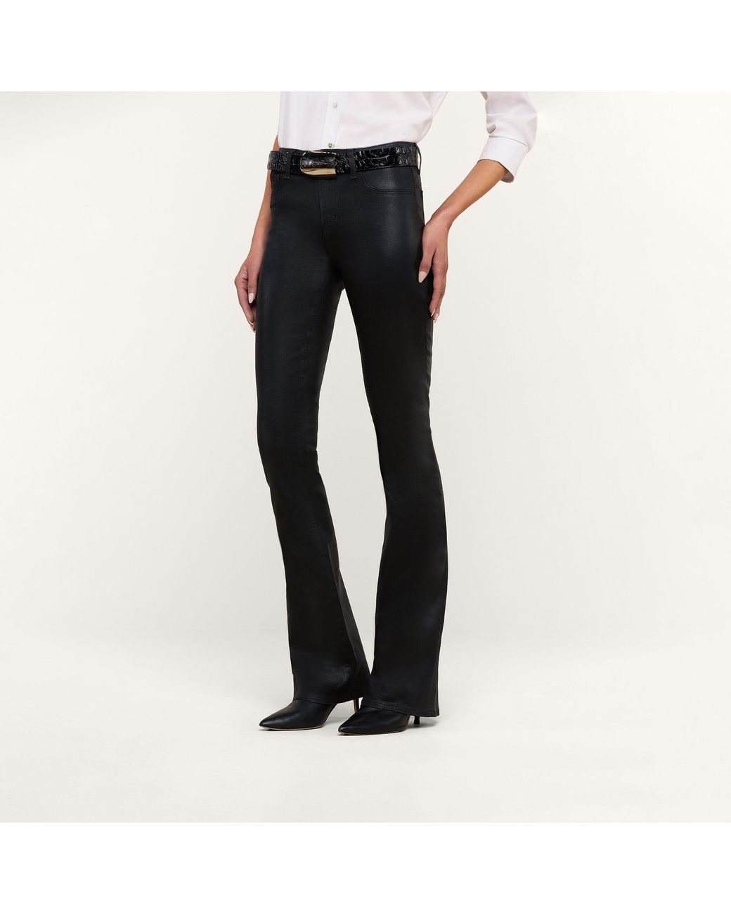 L'Agence Multicolor Selma Coated Bootcut Jean