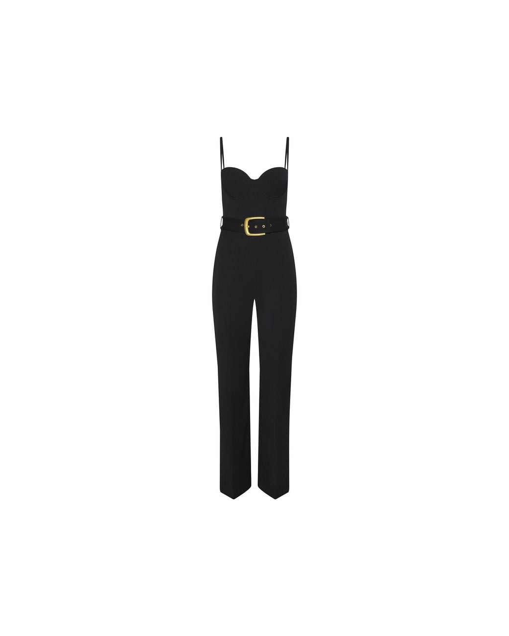 L'Agence Black Jessa Bustier Jumpsuit