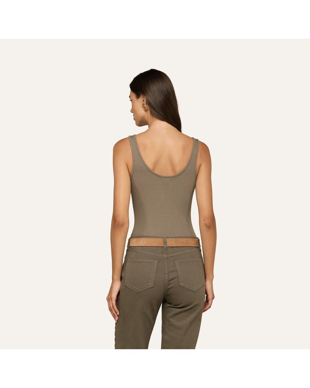 L'Agence Natural Nica Scoopneck Bodysuit