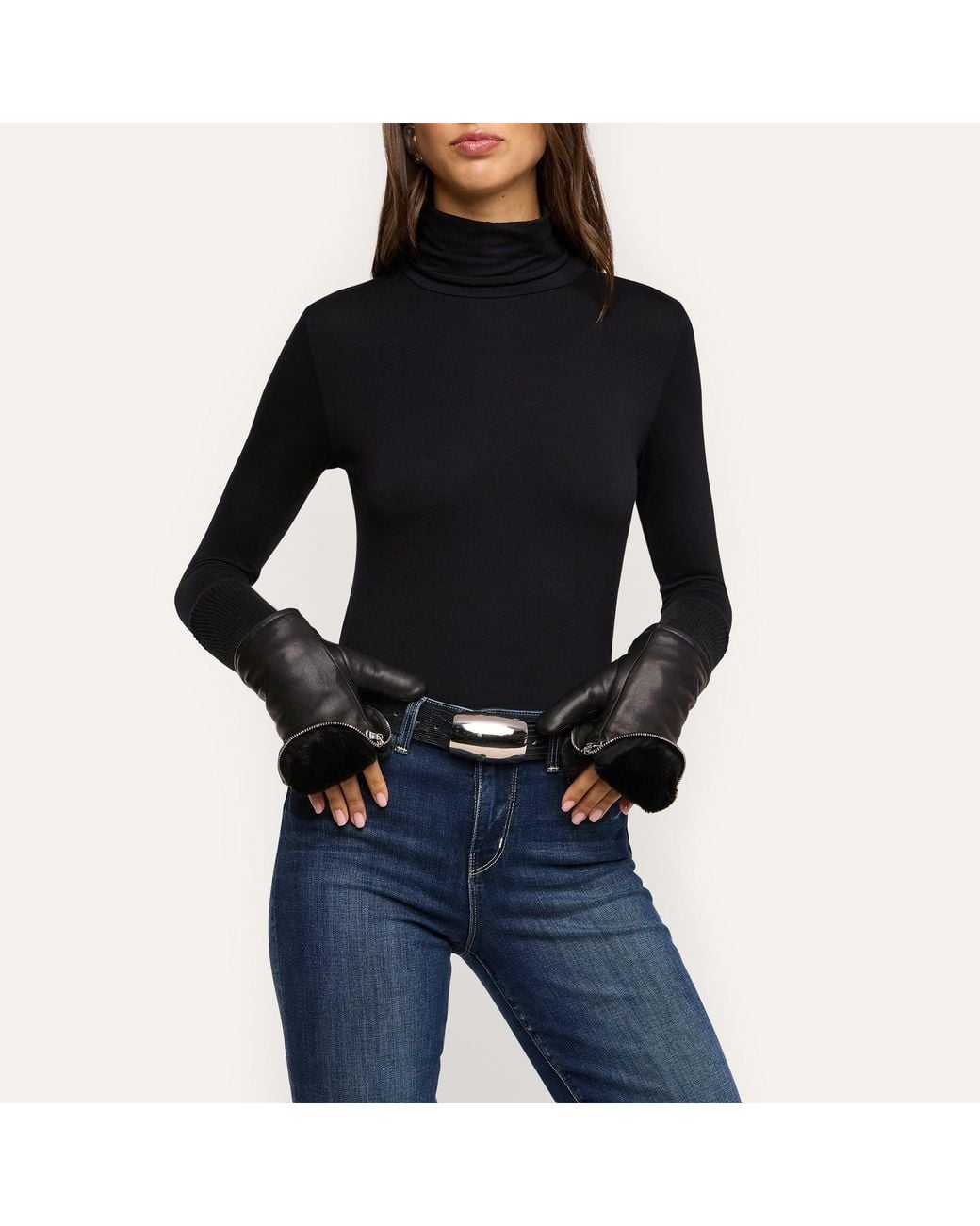 L'Agence Black Tempo Mittens