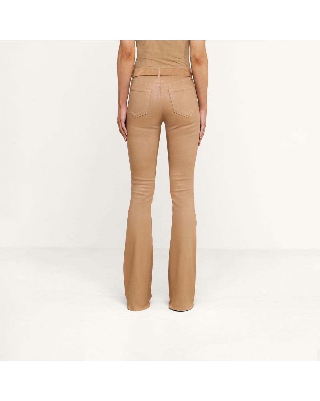 L'Agence Natural Marty Coated Flare Jean