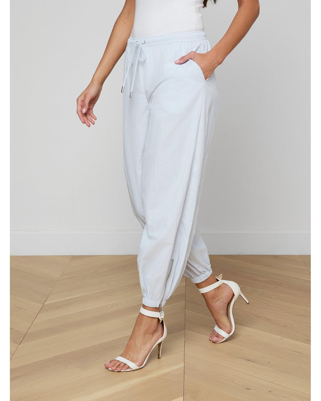 L'Agence White Mariko Jogger