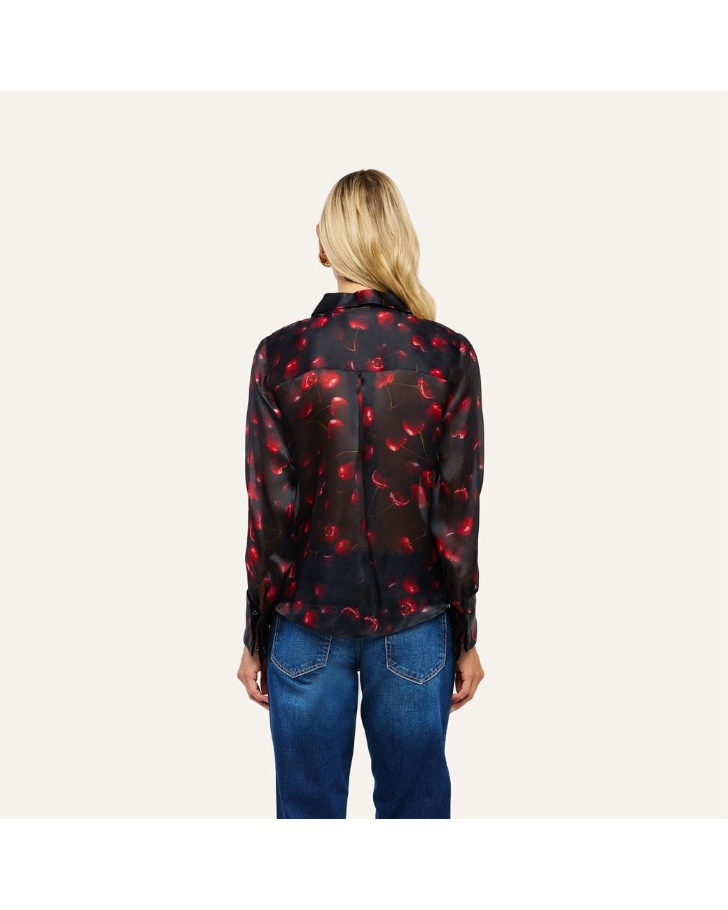 L'Agence Purple 'Agence Sona Silk Blouse Top