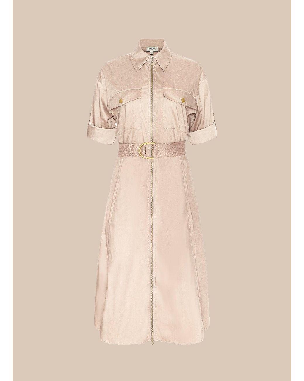 Robe Chemise Callen En L'Agence en coloris Natural