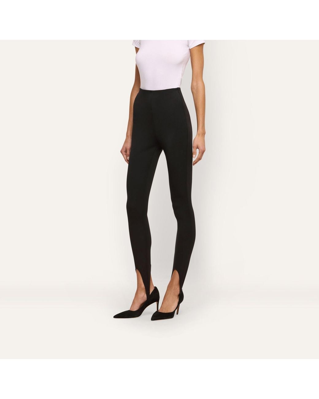 L'Agence Black Enid Stirrup Legging