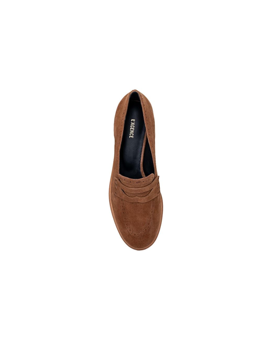 L'Agence Brown Avriel Brogue Loafer