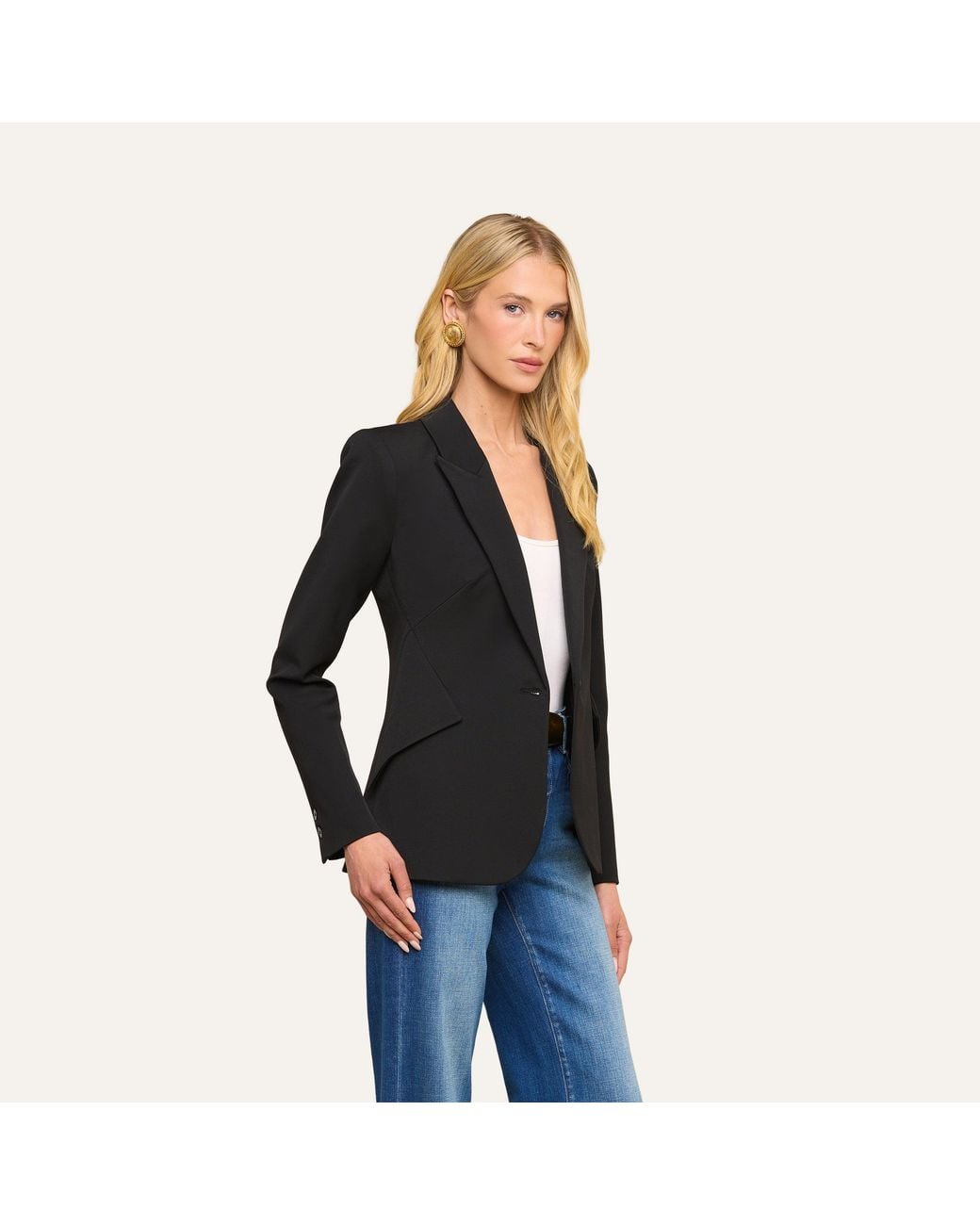 L'Agence Black Chamberlain Blazer