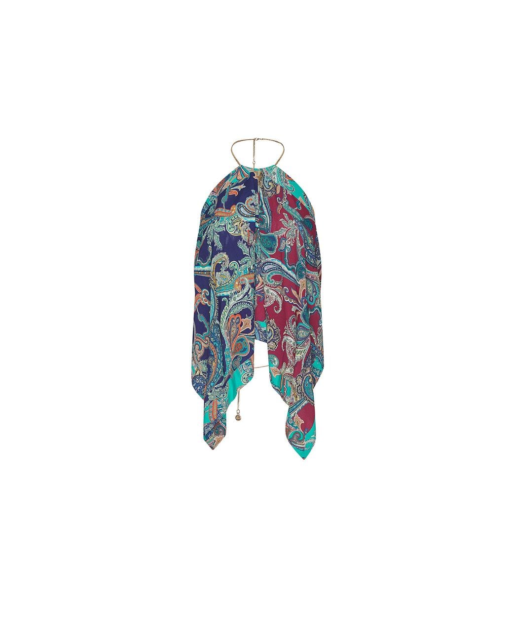L'Agence Blue 'Agence Kochi Cover-Up Top