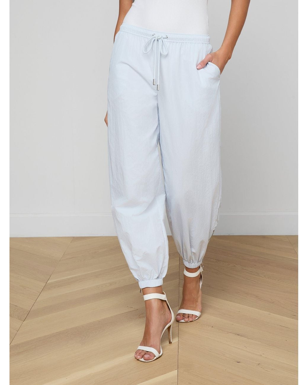 L'Agence White Mariko Jogger
