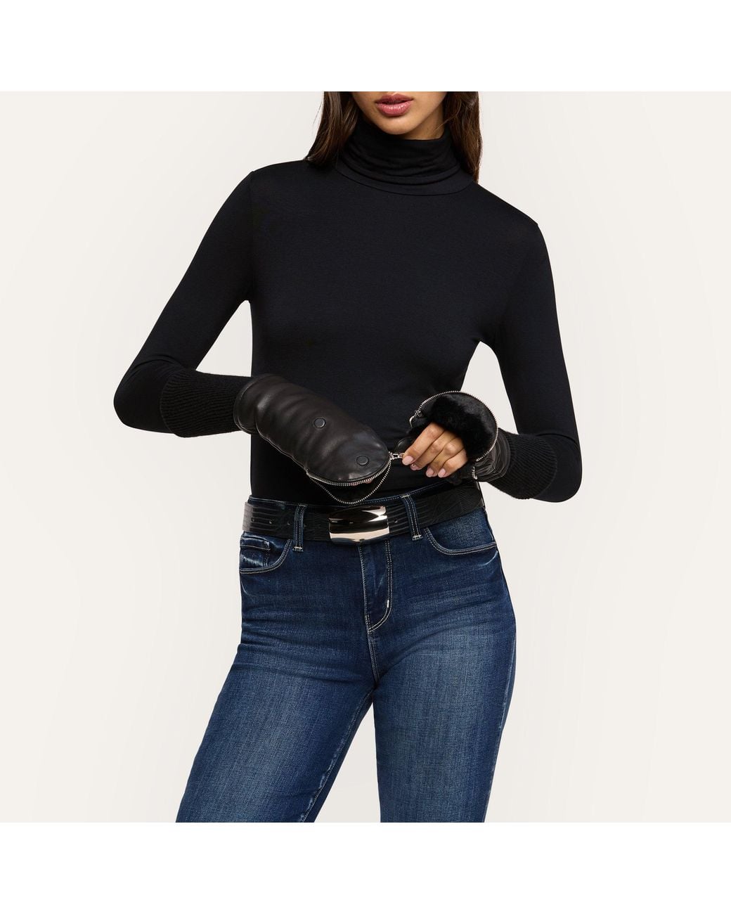 L'Agence Black Tempo Mittens