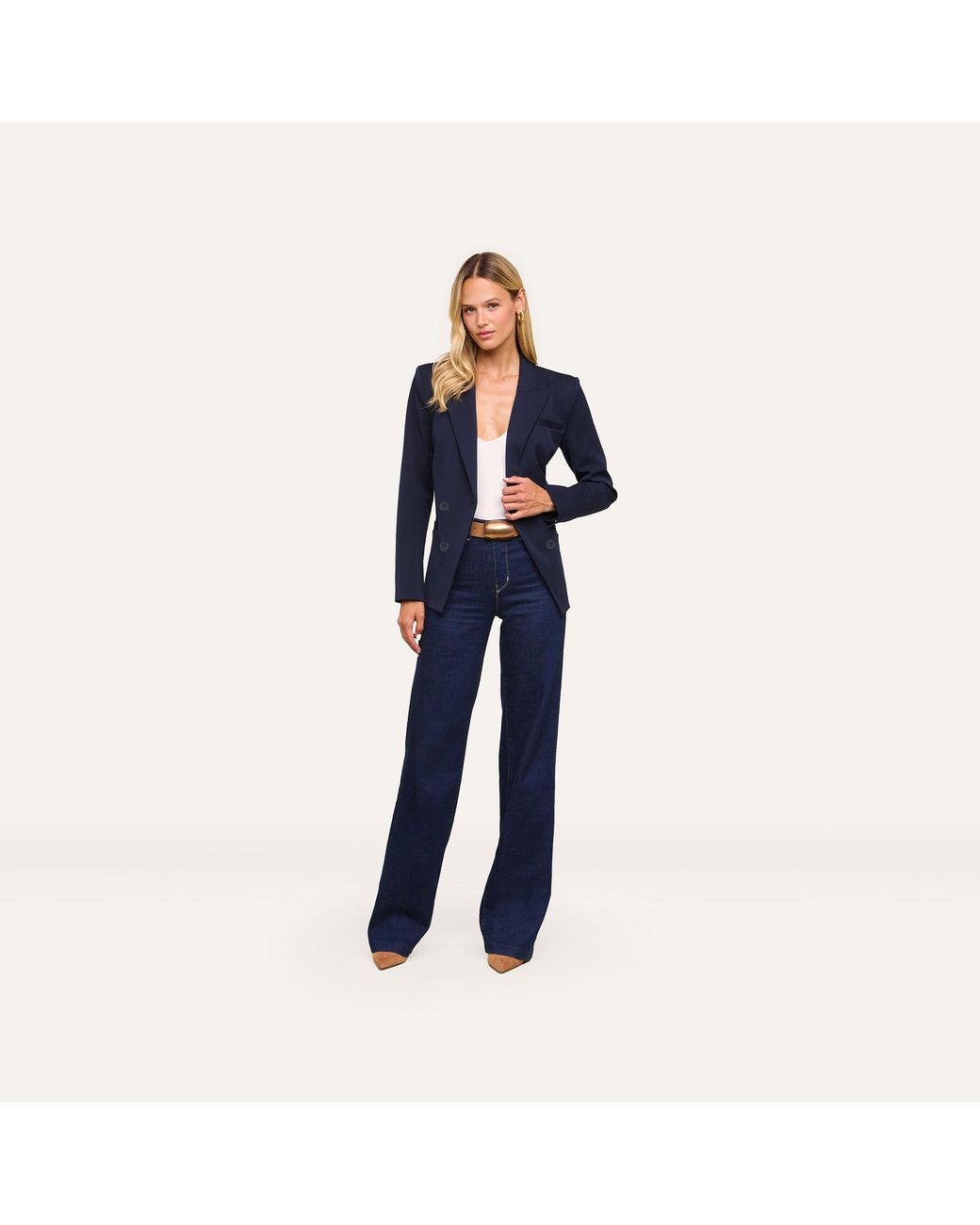L'Agence Blue Kiora Blazer