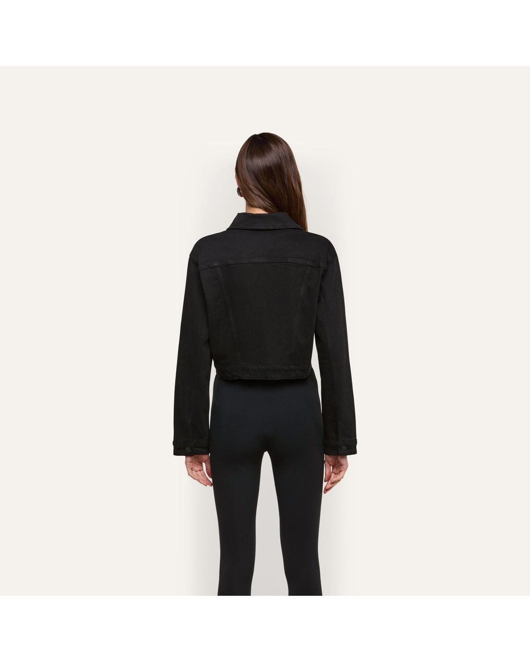 L'Agence Black 'Agence Alessia Jean Jacket