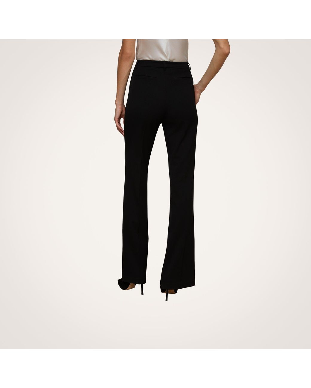L'Agence White Frances Bootcut Trouser