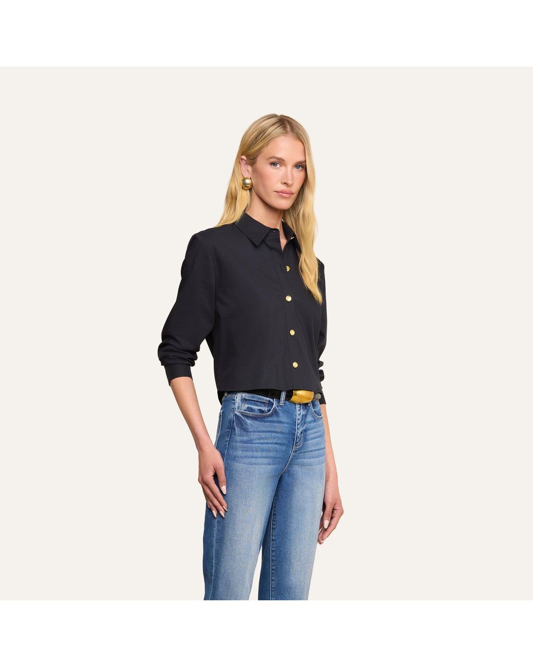 L'Agence Blue Cosette Shirt