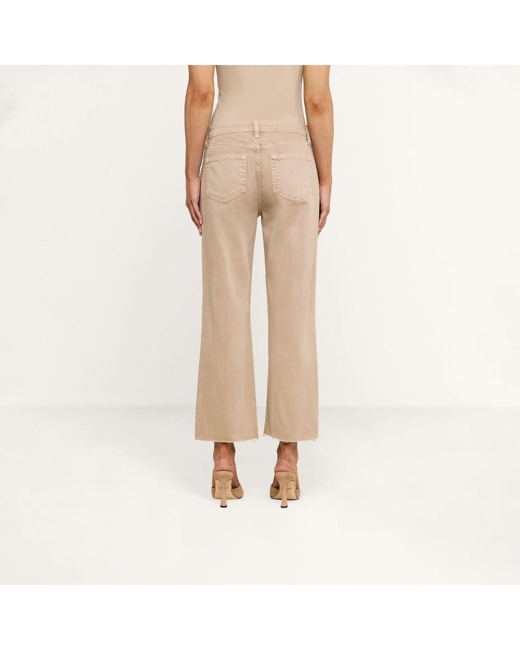 L'Agence Multicolor Wanda Cropped Wide-Leg Jean