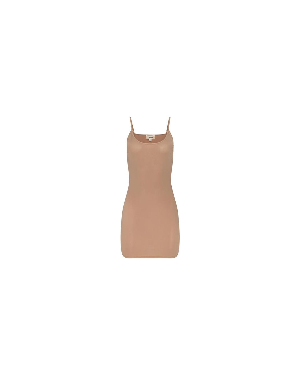 L'Agence Natural Raye Slip Lining Dress