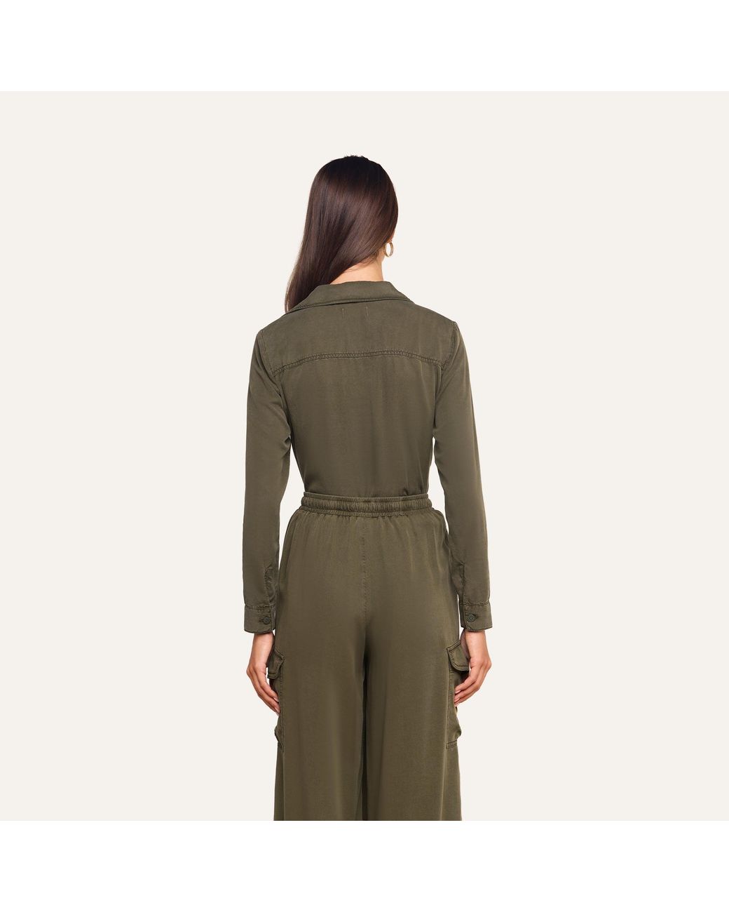L'Agence Green Isla Shirt
