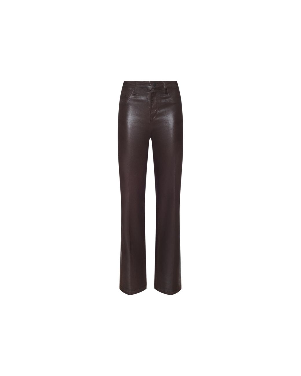 L'Agence Natural Clayton Coated Wide-Leg Jean