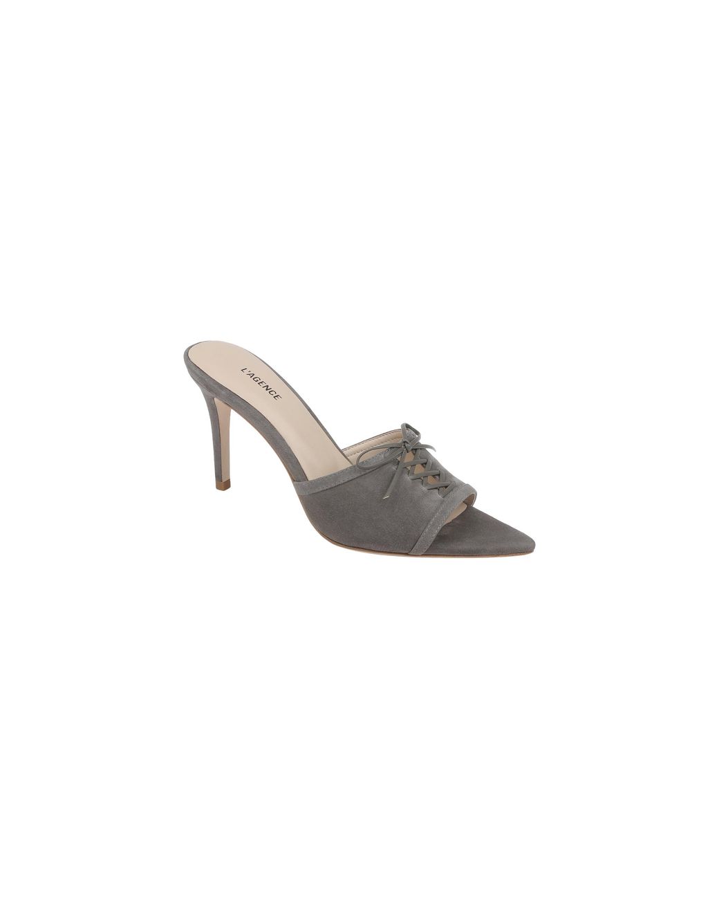 L'Agence Natural Thames Suede Sandal