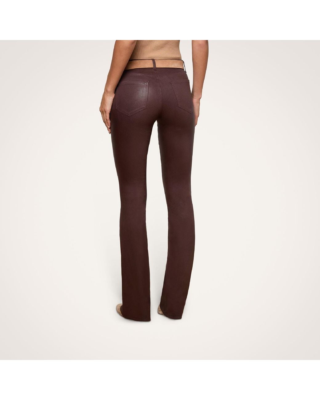 L'Agence Multicolor Selma Coated Bootcut Jean