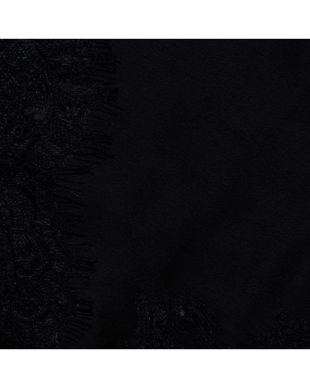 L'Agence Black Mitsu Satin Lace Camisole